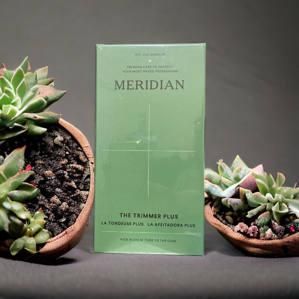 MERIDIAN The Trimmer Plus Waterproof Body Hair Trimmer NEW SEALED Onyx Black